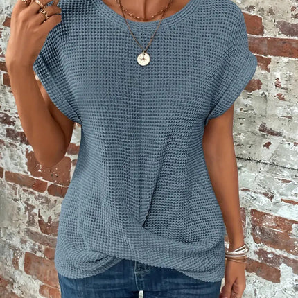 Women’s Top | Twist Waffle Knit