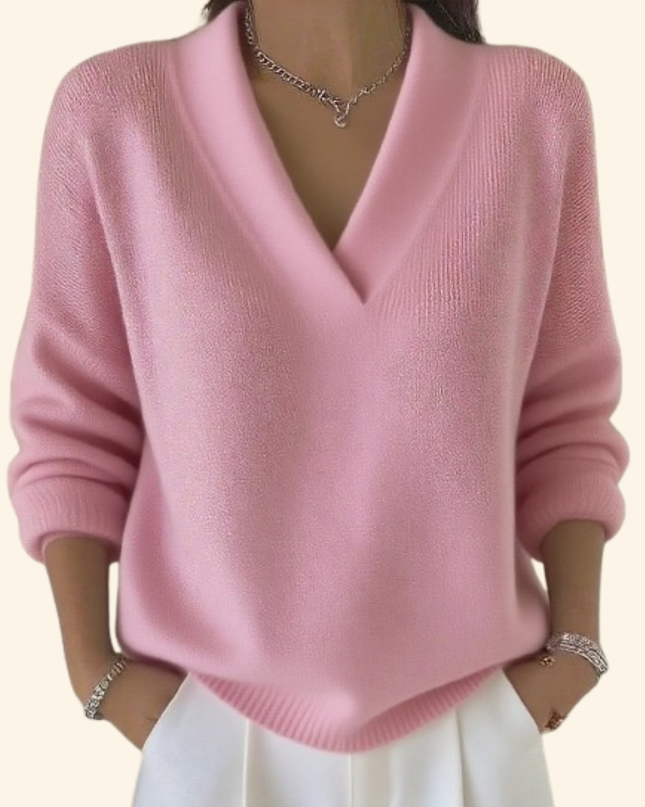 Women’s Blouse | V-Neck Long Sleeve
