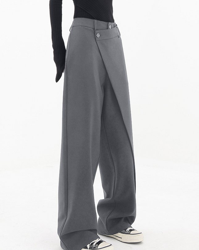 Women's Trousers | Overlap Waist Design