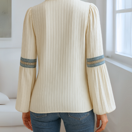 Women’s Blouse | Ruffled V-Neck