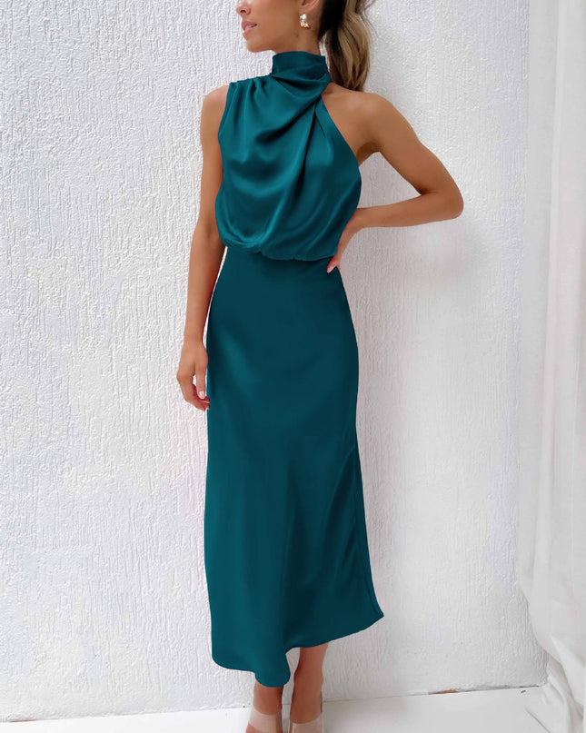 Women's Evening Dress | Halter Neck Maxi