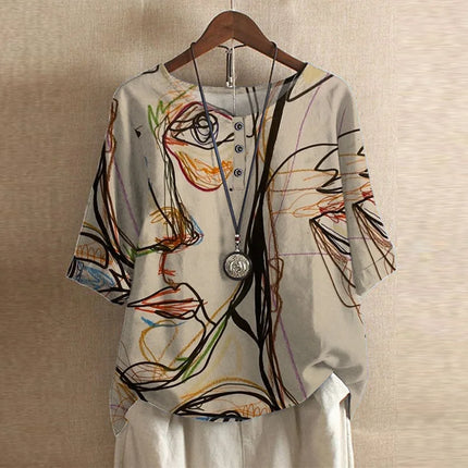 Women's Blouse | Vintage Floral Print