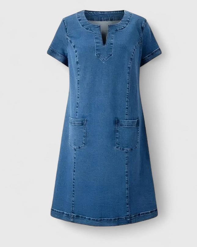 Christine | Elegant Denim Dress