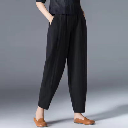 Women's Summer Trousers | Tapered Leg Cut