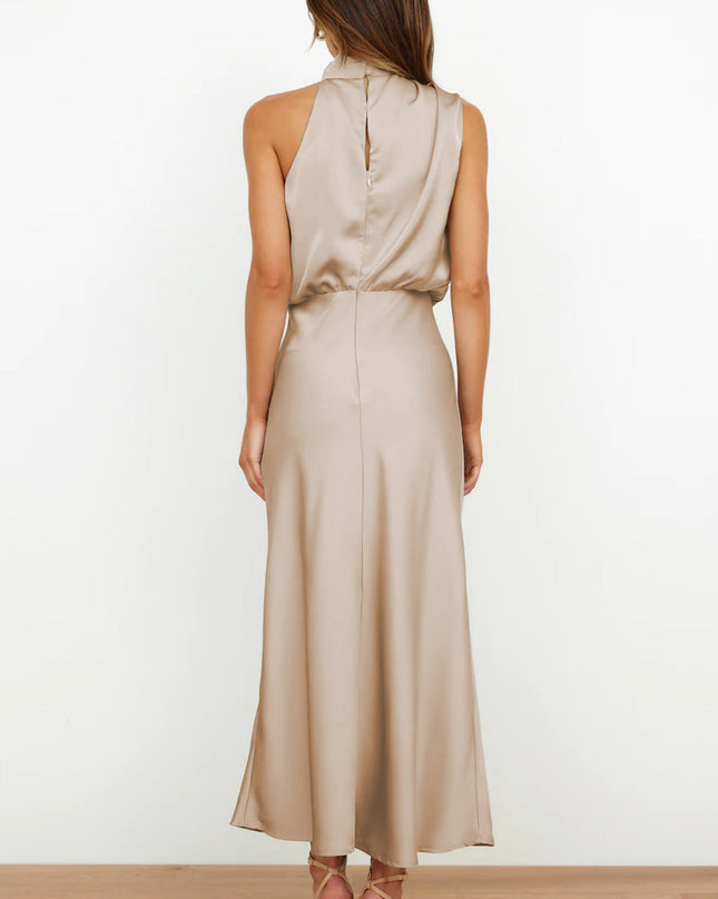 Women's Evening Dress | Halter Neck Maxi