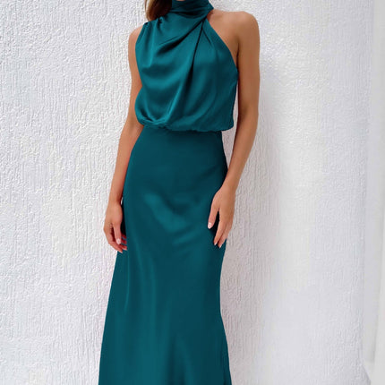 Women's Evening Dress | Halter Neck Maxi