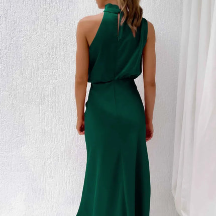 Women's Evening Dress | Halter Neck Maxi