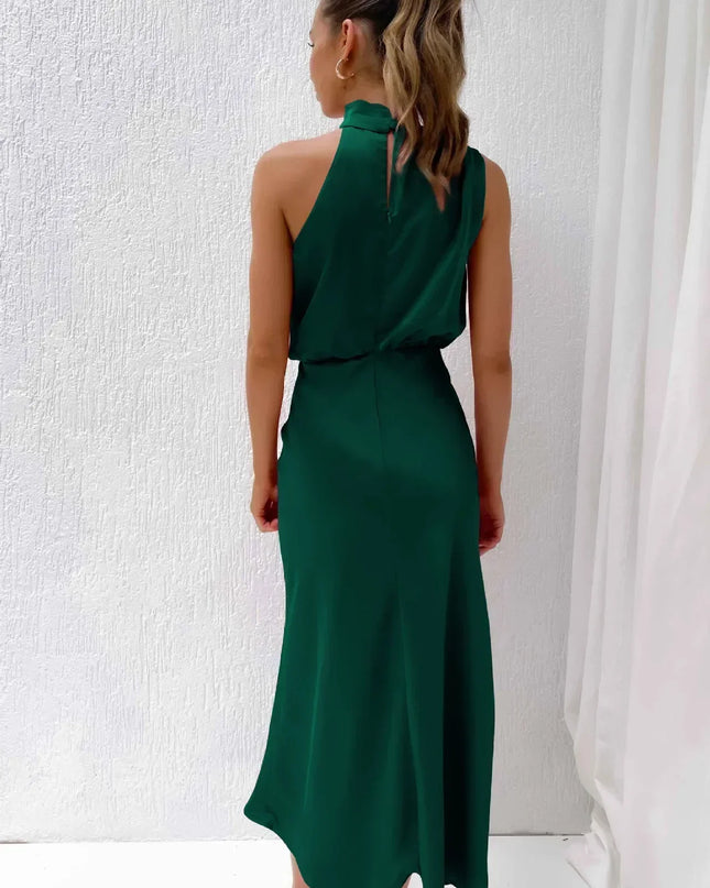 Women's Evening Dress | Halter Neck Maxi