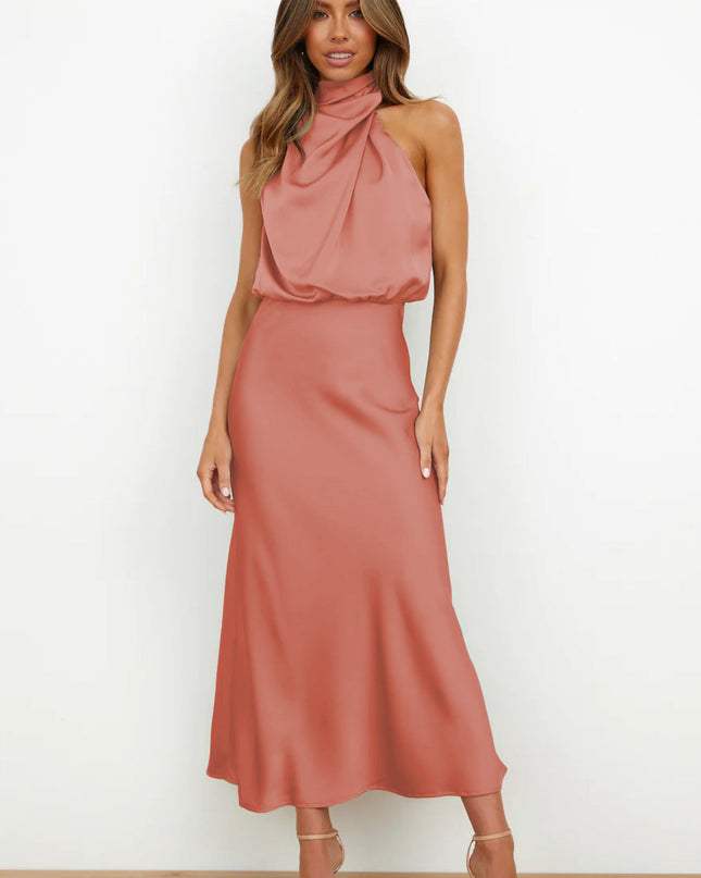Women's Evening Dress | Halter Neck Maxi