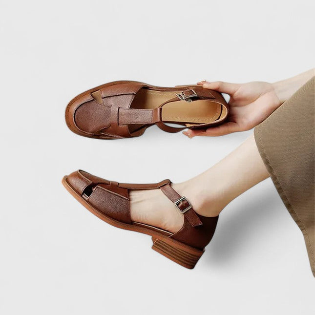 Sandals for Women |  Closed-Toe T-Strap