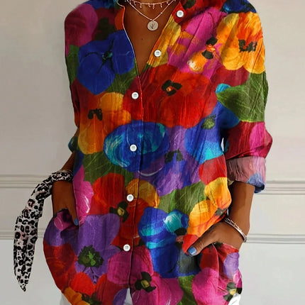 Women’s Blouse | Colorful Floral