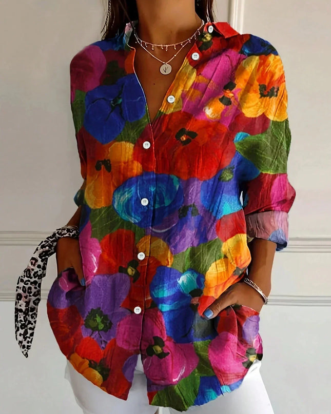 Women’s Blouse | Colorful Floral