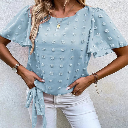 Women’s Blouse | Flutter Short Sleeve