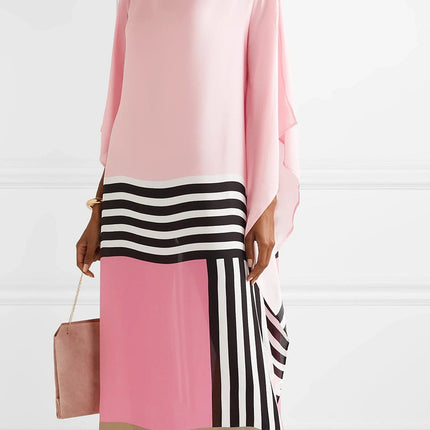 Valarie | Elegant Geometric Print Caftan
