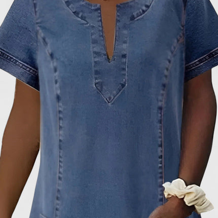 Christine | Elegant Denim Dress