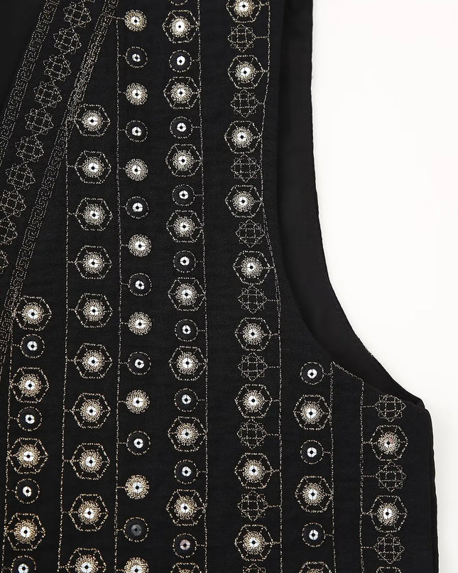 Women’s Vest | Sequin Embroidered Design