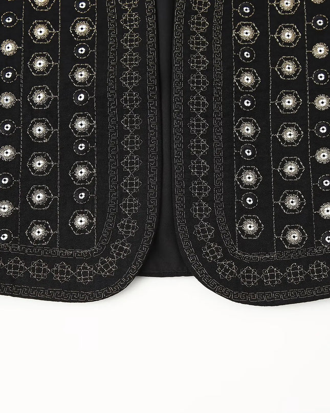 Women’s Vest | Sequin Embroidered Design