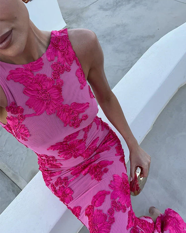 Women’s Dress | Floral Sleeveless Maxi