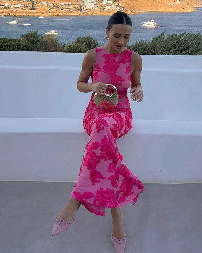 Women’s Dress | Floral Sleeveless Maxi