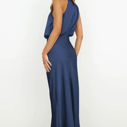 Women's Evening Dress | Halter Neck Maxi