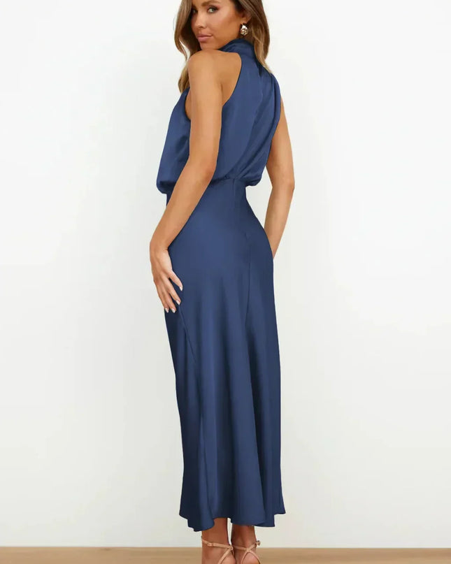 Women's Evening Dress | Halter Neck Maxi