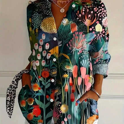 Women’s Blouse | Colorful Floral