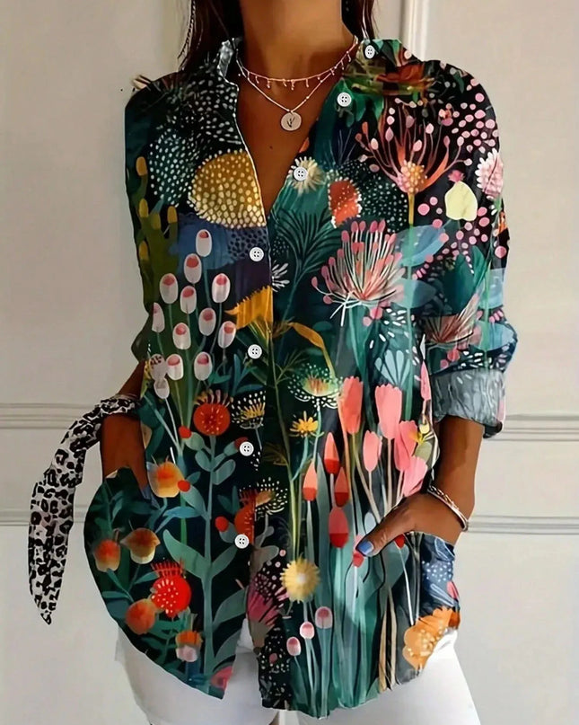 Women’s Blouse | Colorful Floral
