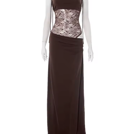 Women’s Dress | Lace Panel Maxi
