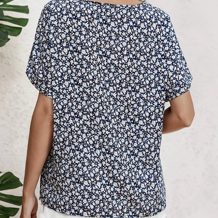 Women’s Blouse | Floral Print Button Front