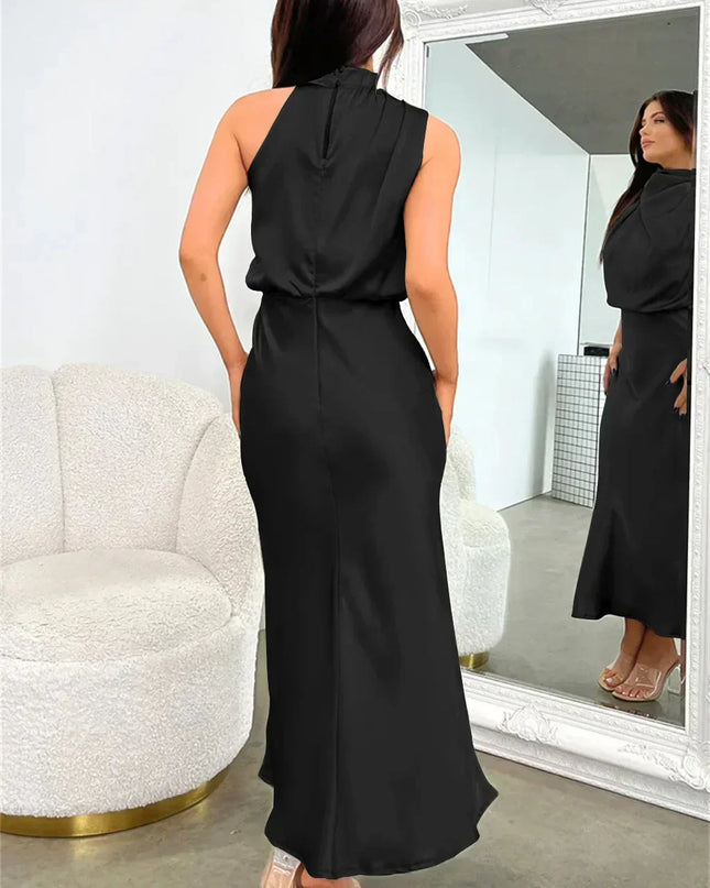 Women's Evening Dress | Halter Neck Maxi