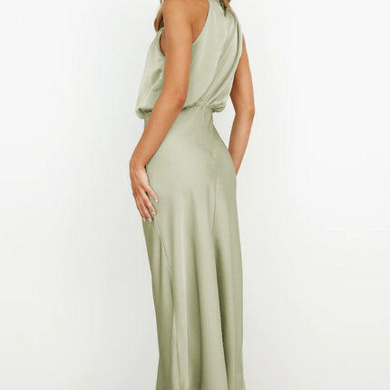 Women's Evening Dress | Halter Neck Maxi