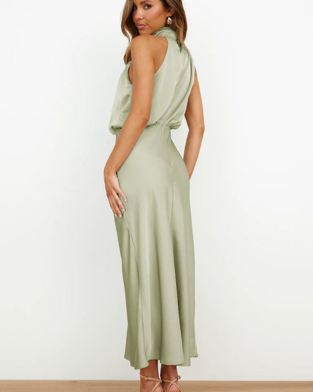 Women's Evening Dress | Halter Neck Maxi