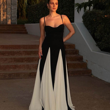 Women’s Dress | Contrast Panel Maxi