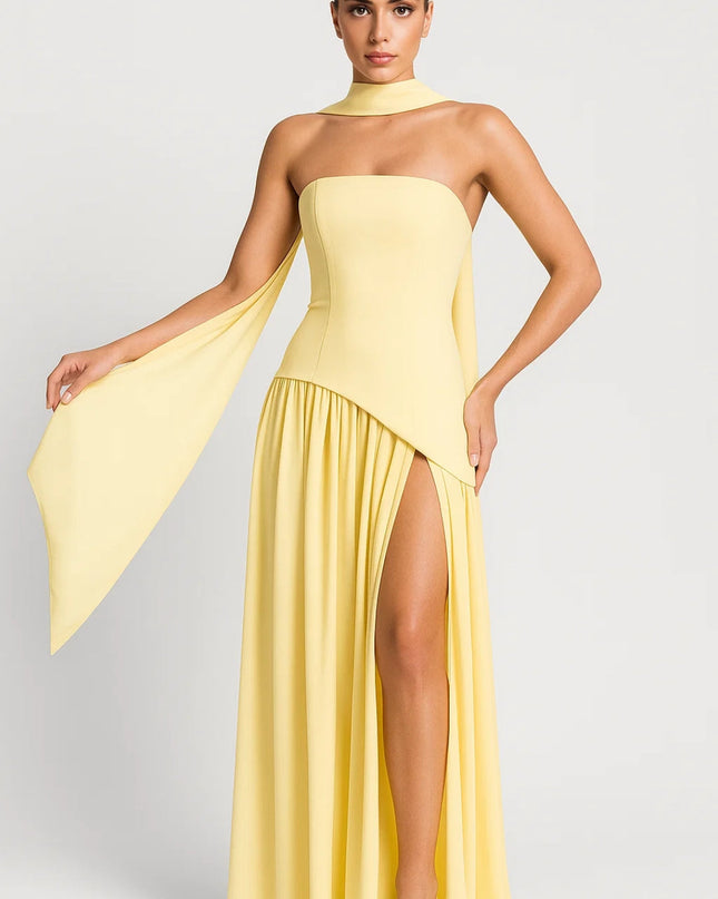 Thessaly | Lightweight V-Neck Midi Dress