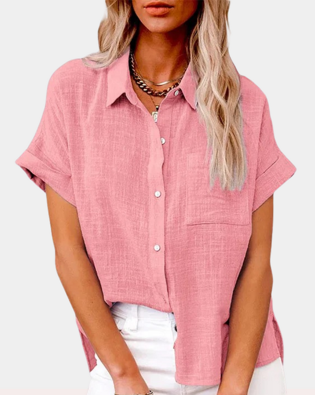 Women’s Shirt | Short Sleeve Button Down