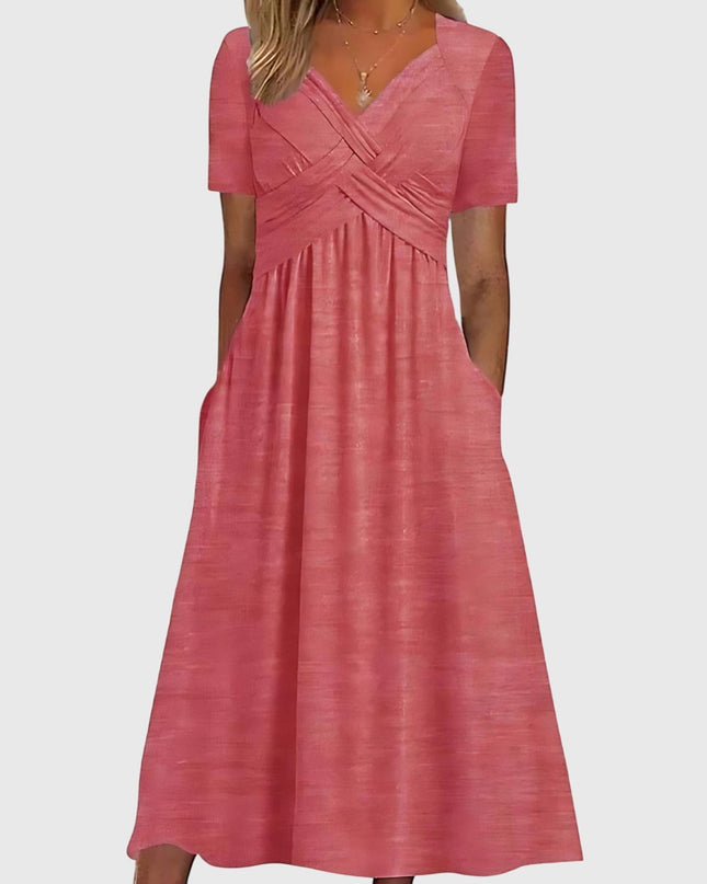 Viola | Midi Dress With Tummy Control