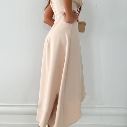 Women's Dress | Sleeveless cut and  V-neckline