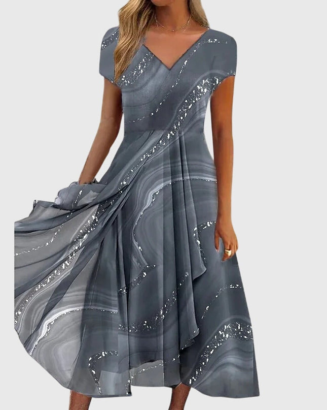 Aubrielle | Flowing Midi Dress