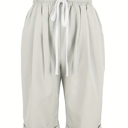 Women's Shorts | Pull-On Straight Leg Cropped