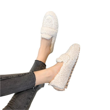 Loafers For Women | Textured Closed Toe