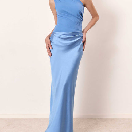 Women's Dress | One Shoulder Maxi Floor Length