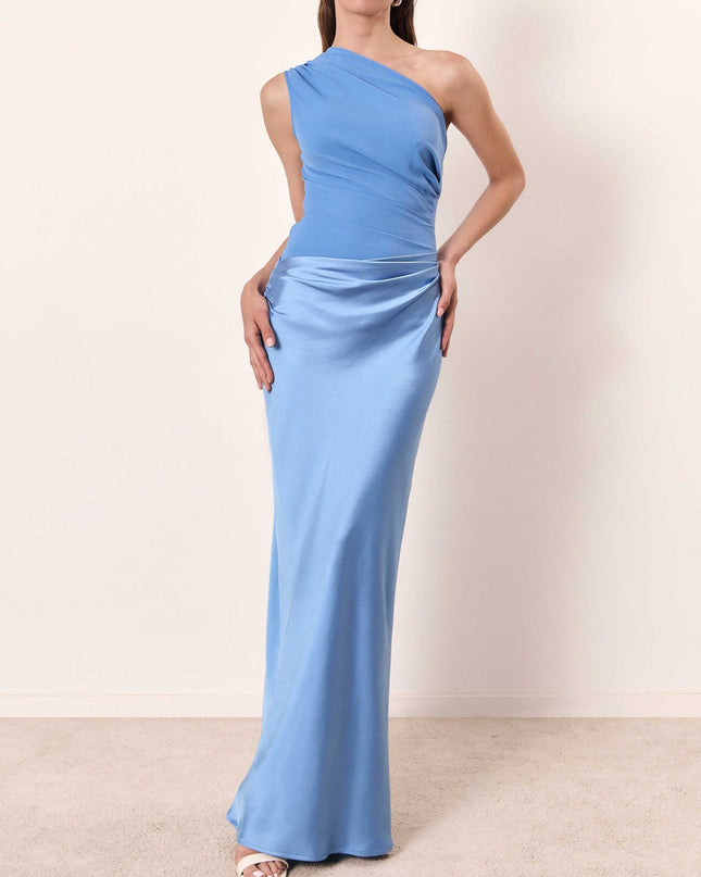 Women's Dress | One Shoulder Maxi Floor Length