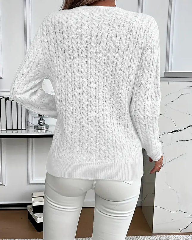 Women's Blouse | Cable Knit Pattern
