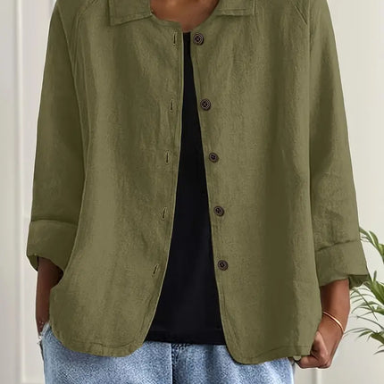 Women’s Blouse | Long Sleeve Button-Up