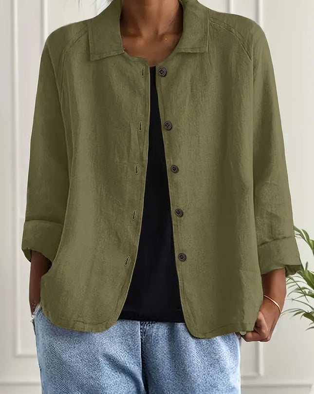 Women’s Blouse | Long Sleeve Button-Up