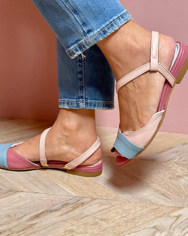 Sandals For Women | Open Toe Ankle Strap Low Cut