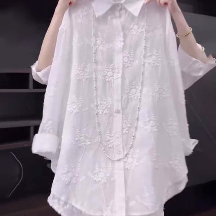 Women's Blouse | Floral Embroidered