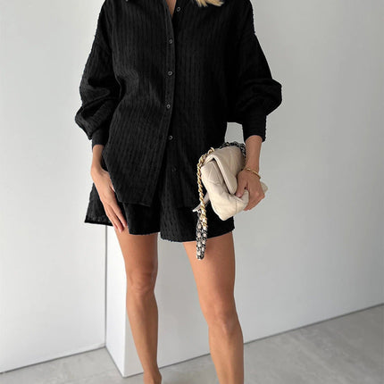 Cesca | Chic Shirt & Shorts Set ( Almost Out Of Stock)