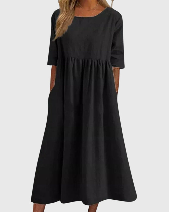 Haisley | Elegant Short-Sleeved Dress