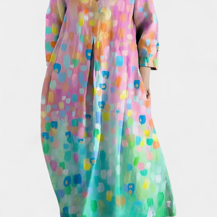 Isalinde | Comfortable V-Neck Dress
